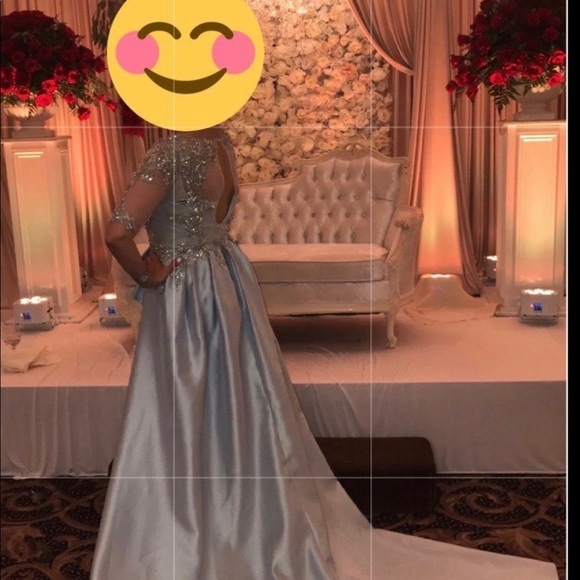 One of a kind blue dress - Picture 2 of 2